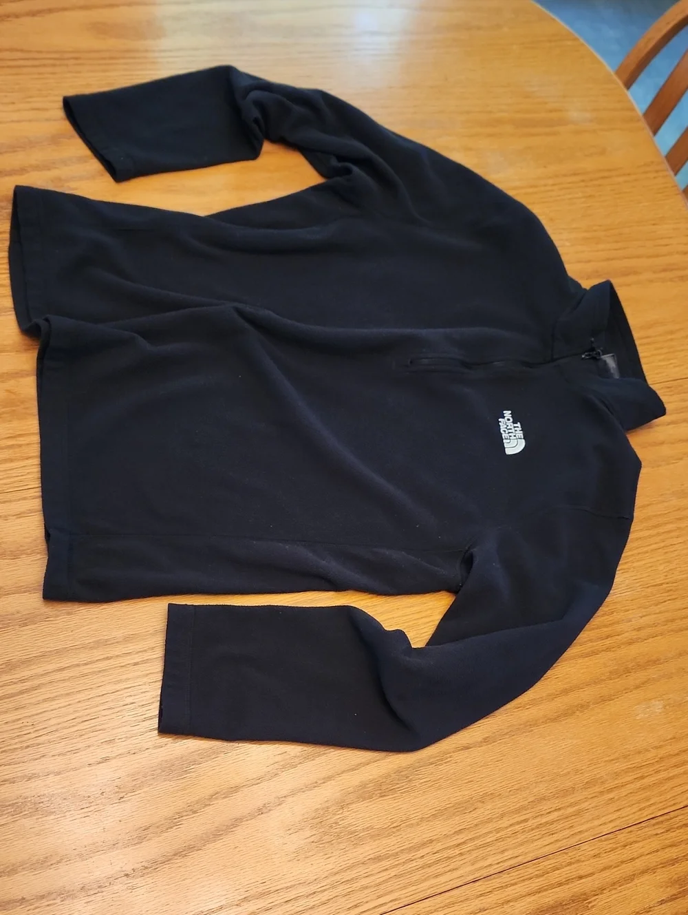 The North Face Black Half-Zip Fleece Pullover